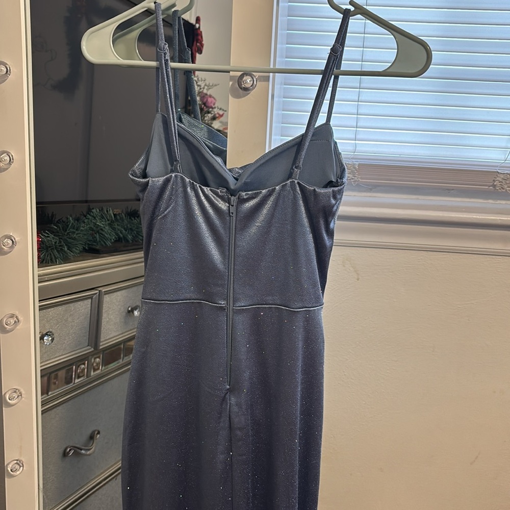 Light Blue Prom Dresss - Picture 4 of 5
